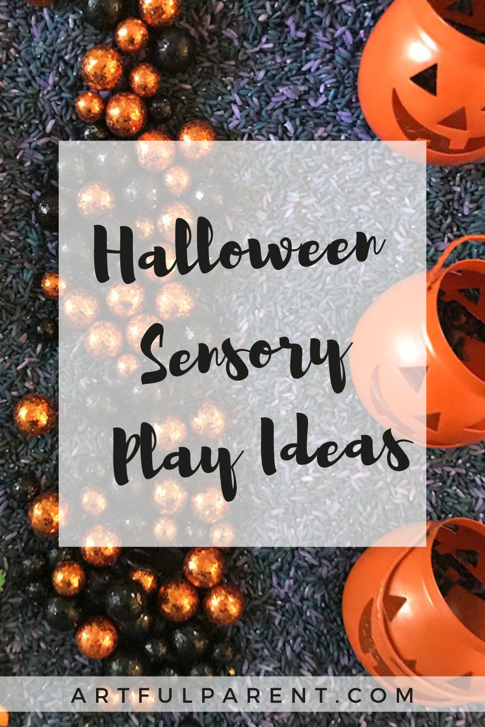 halloween sensory play