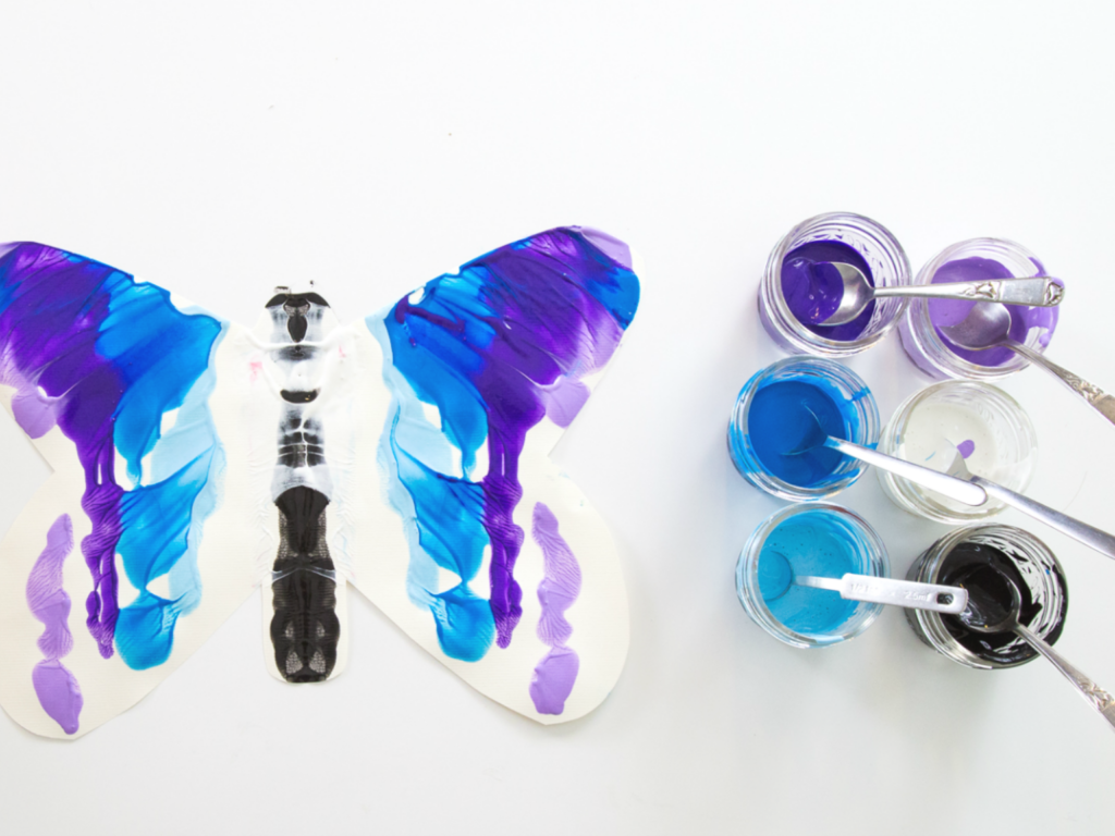 blot art butterfly. Art Ideas