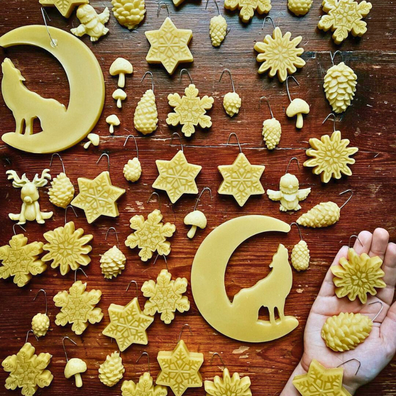 beeswax ornaments