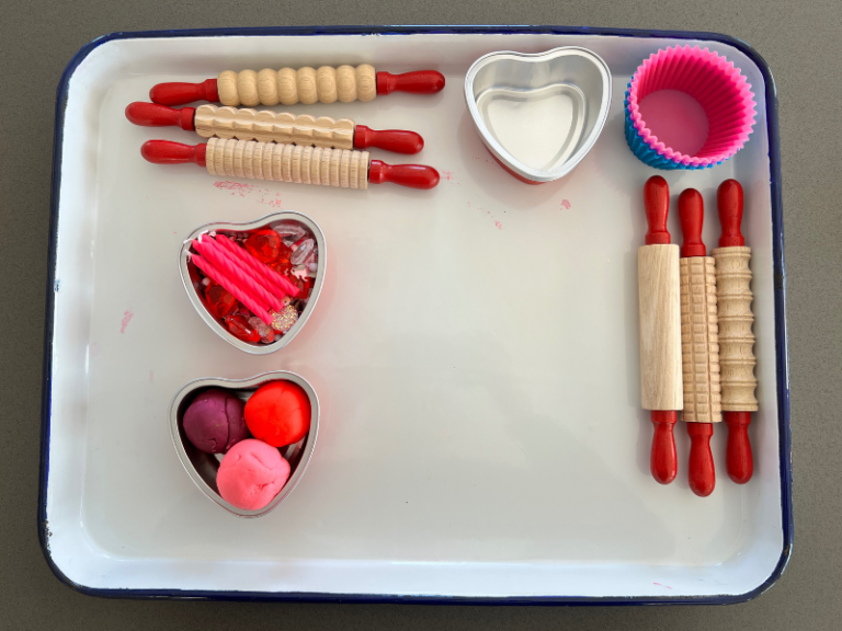 dramatic play tray