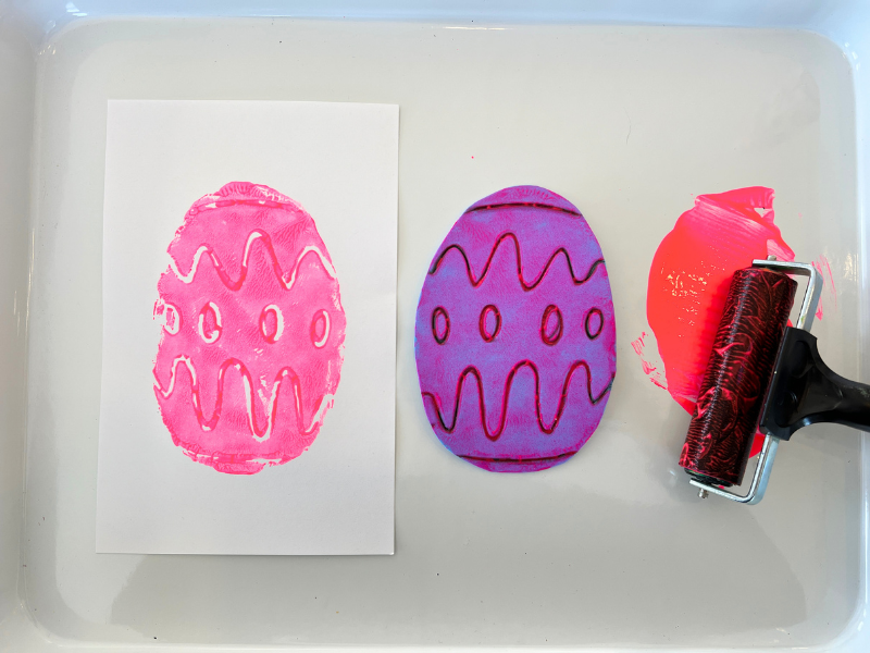 easter printmaking