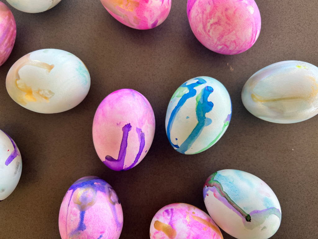 painted easter eggs
