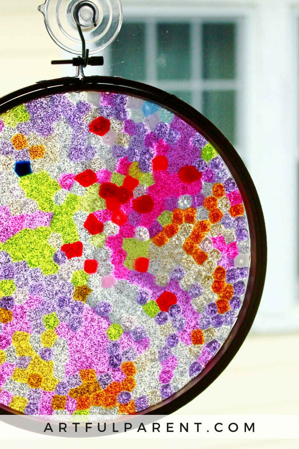 How to Make Bead Suncatchers in a Frame