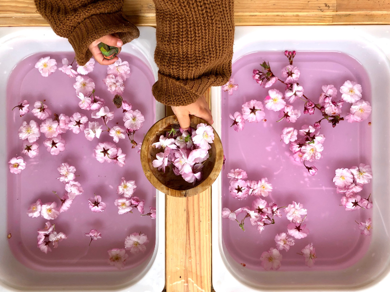 easter water sensory