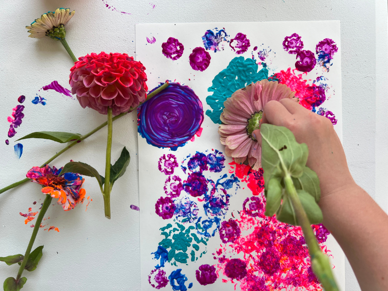 flower printing