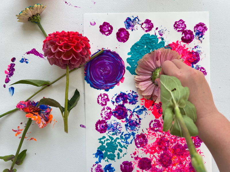 flower printing