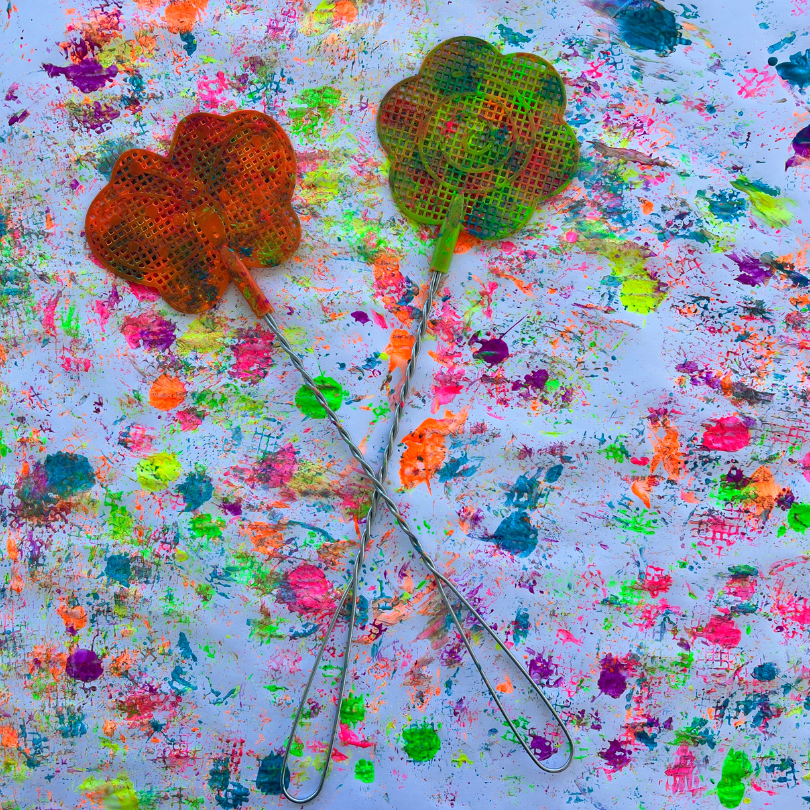 fly swatter painting