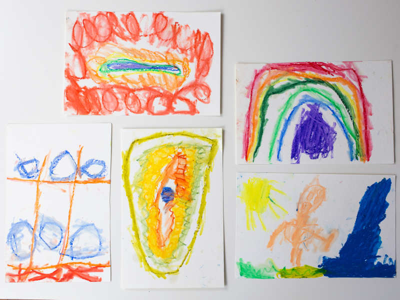 oil pastel paintings