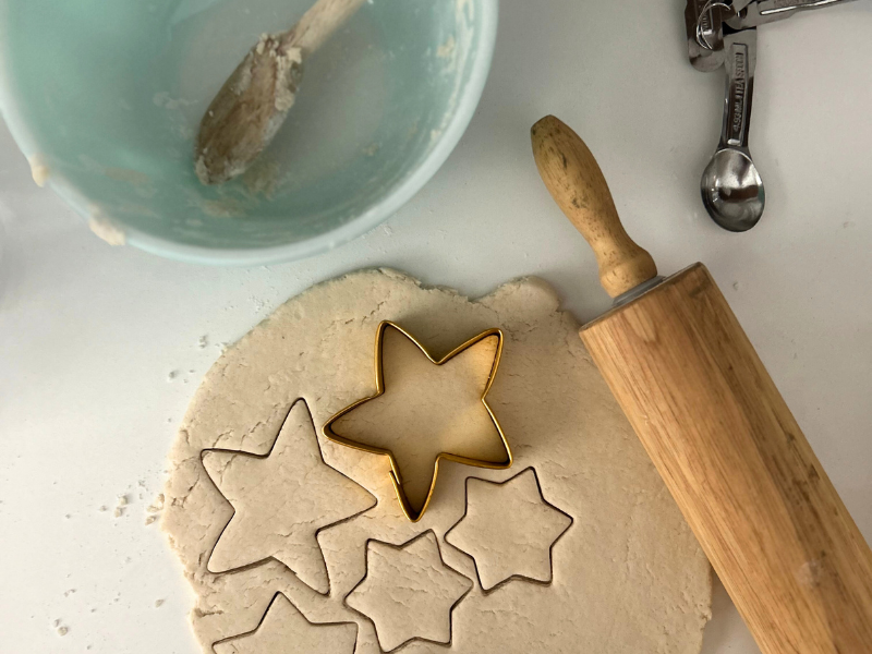 Salt Dough rolled out