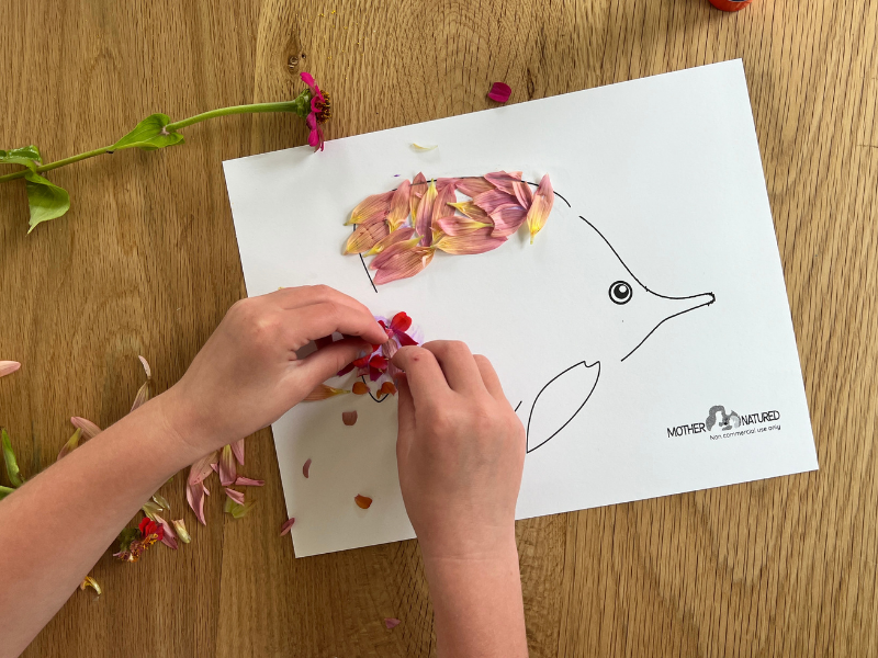 flower fish craft