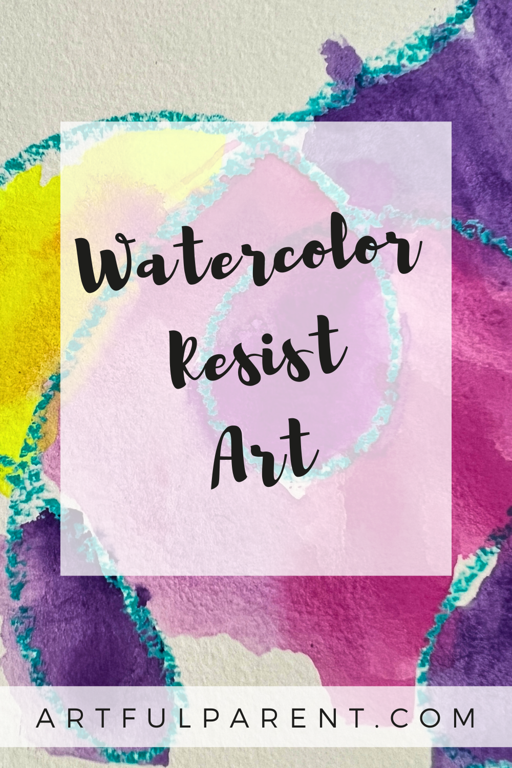 How to Do Watercolor Resist Crayon Art