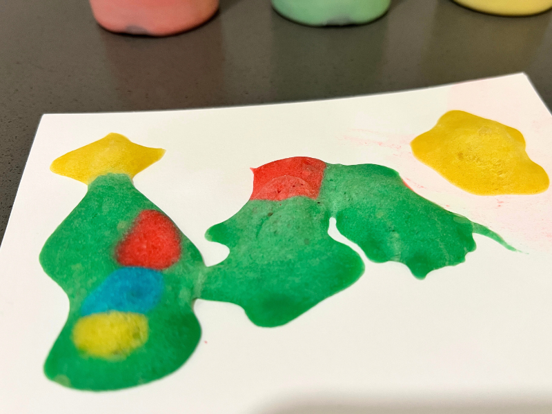 christmas puffy paint