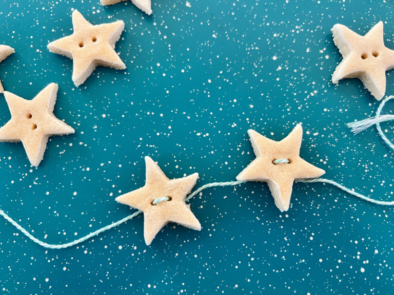 making a star garland