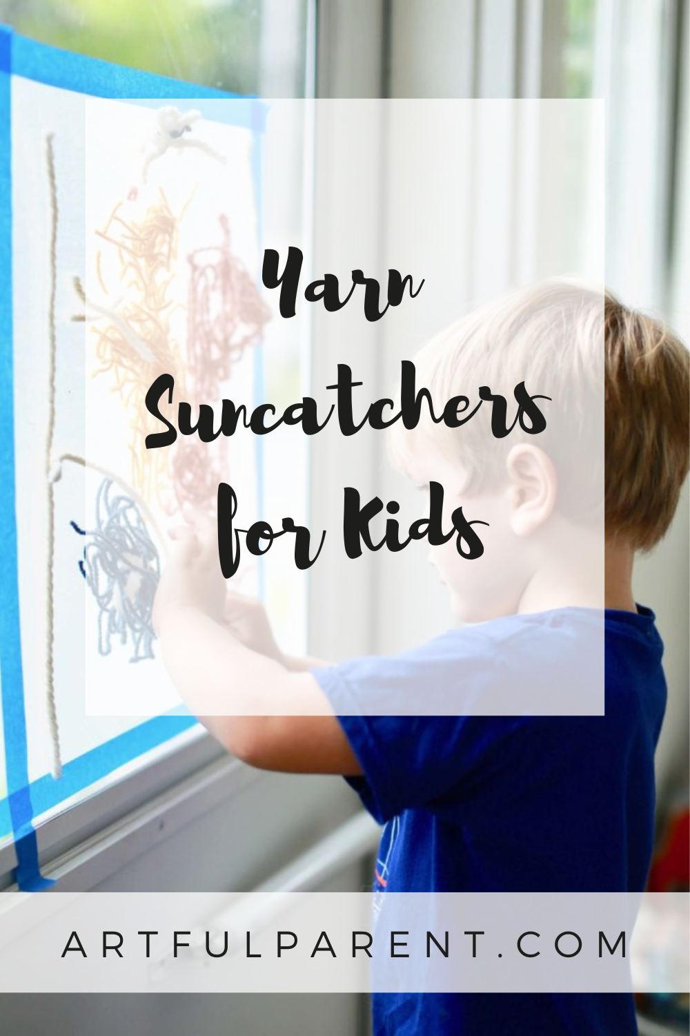 Easy Yarn Suncatchers for Kids
