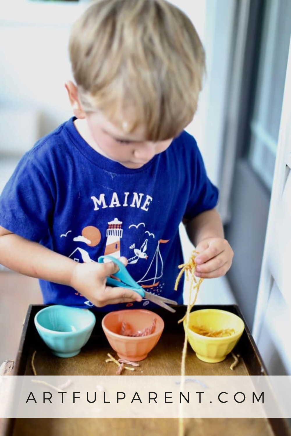 Easy Yarn Suncatchers for Kids