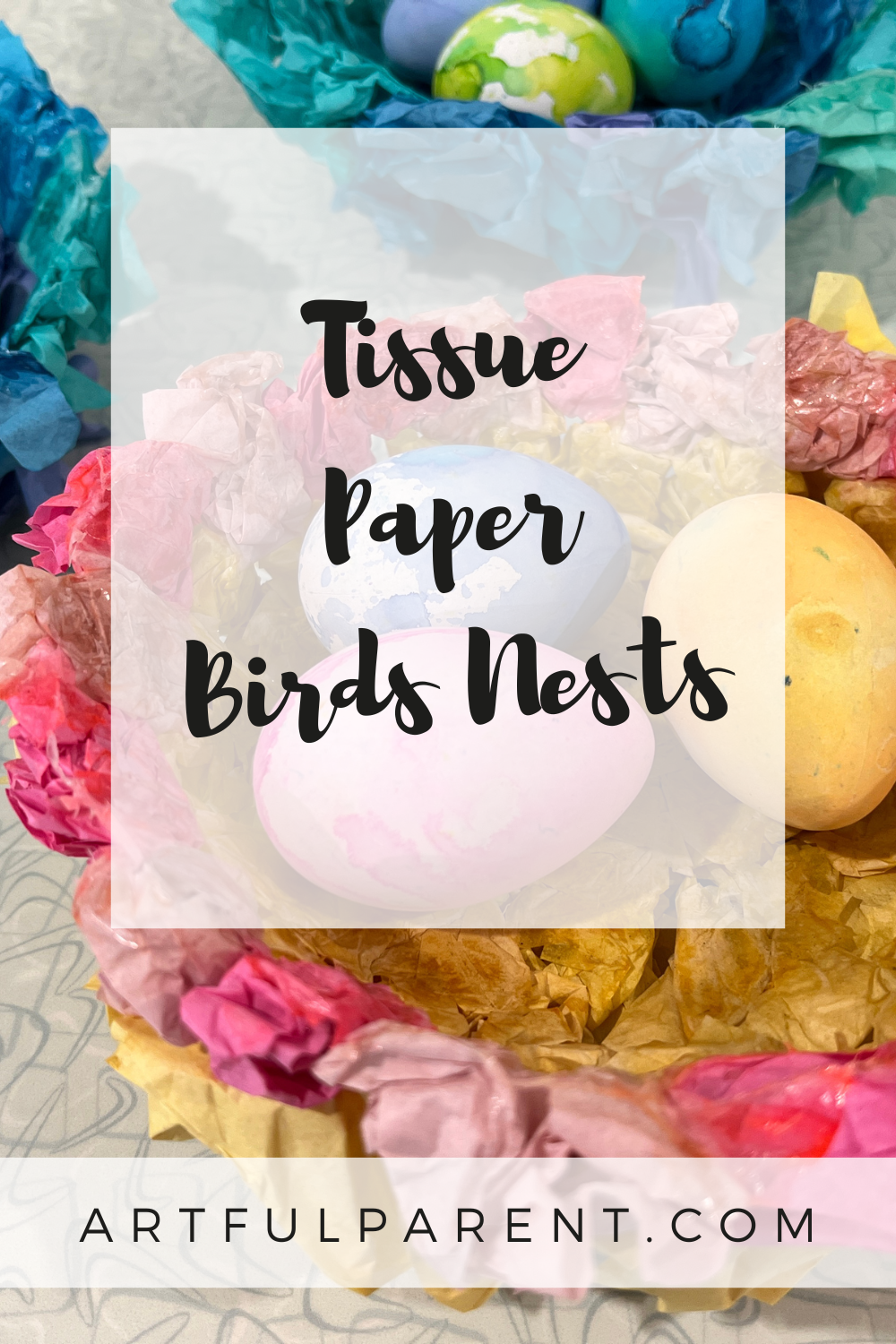 How to Make a Tissue Paper Birds Nest