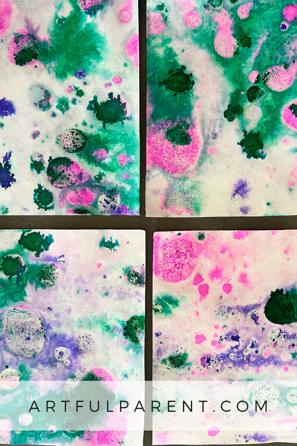 How to Do Paper Marbling with Oil & Food Coloring