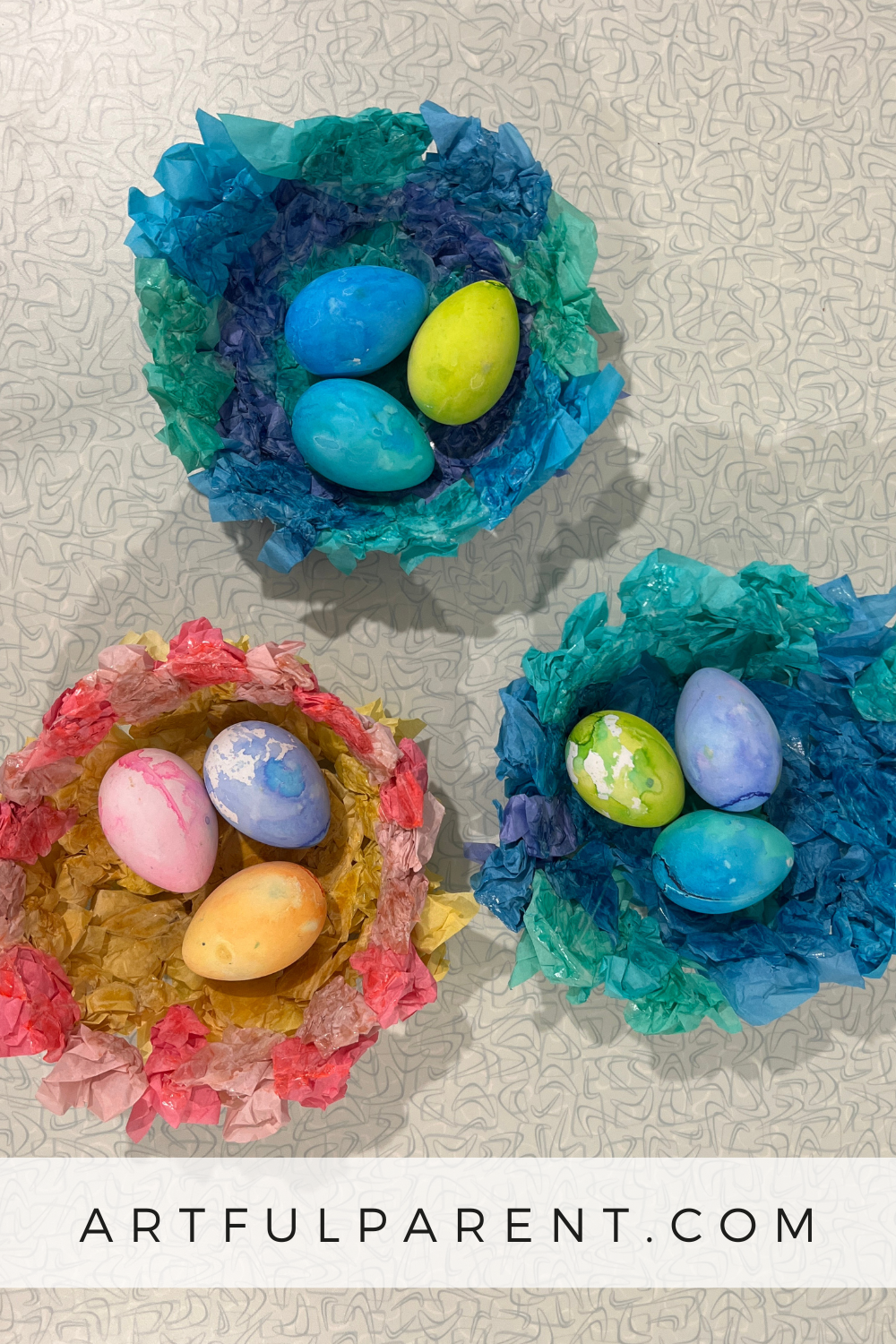 How to Make a Tissue Paper Birds Nest