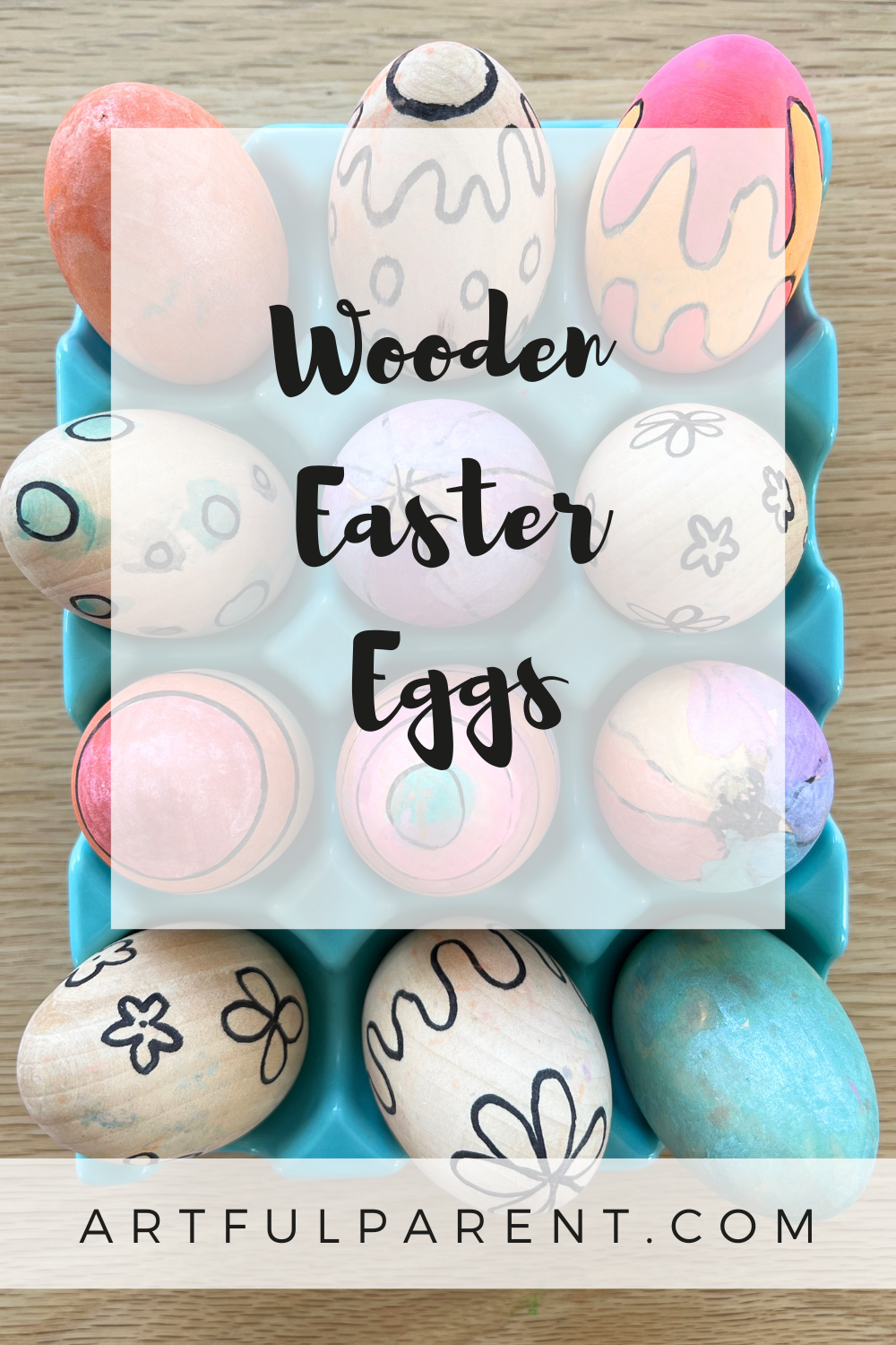 How to Paint Wooden Easter Eggs