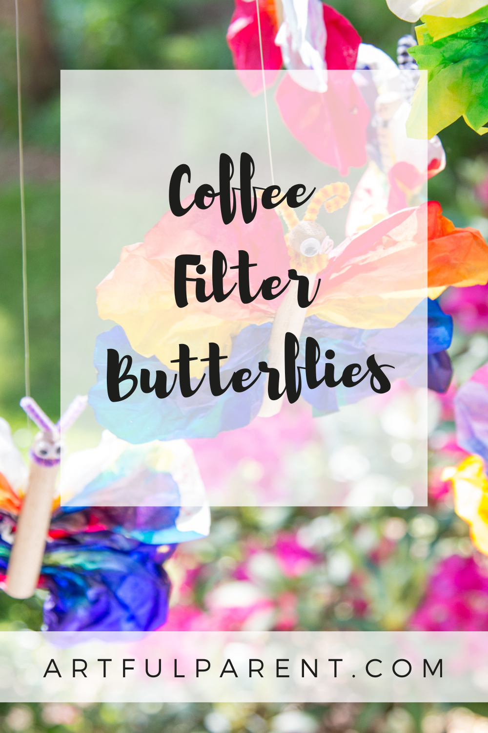 How to Make Coffee Filter Butterflies