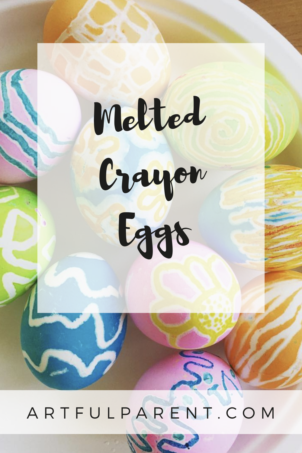 How to Make Melted Crayon Eggs for Easter