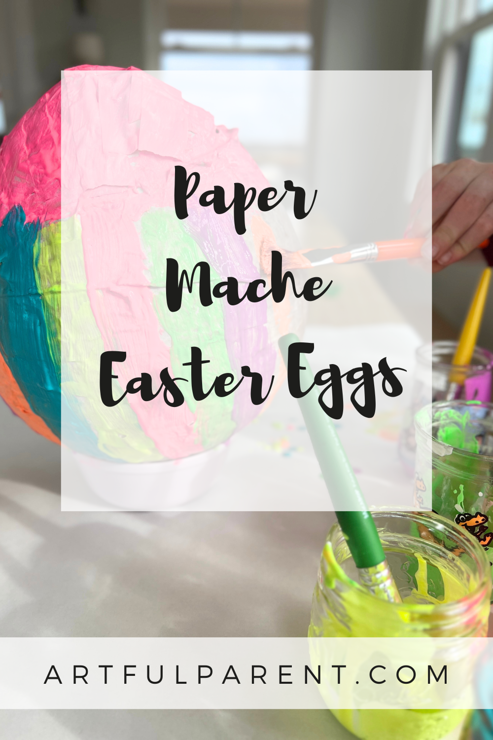 How to Make Paper Mâché Easter Eggs