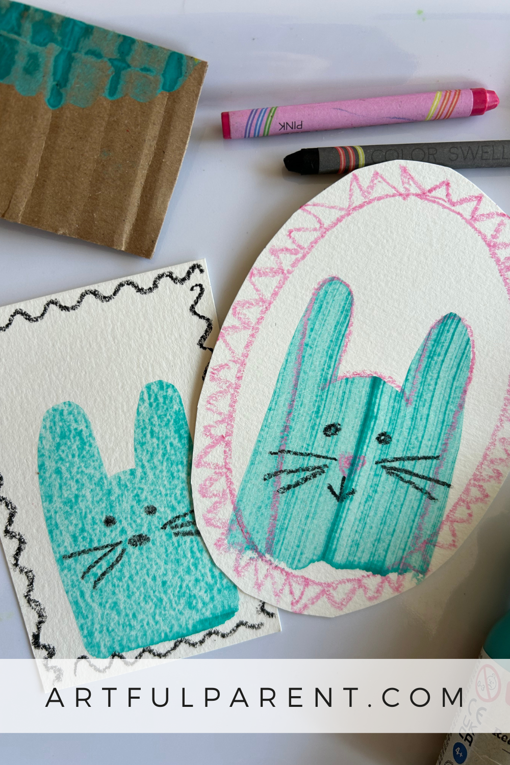 How to do Easy Bunny Painting for Easter
