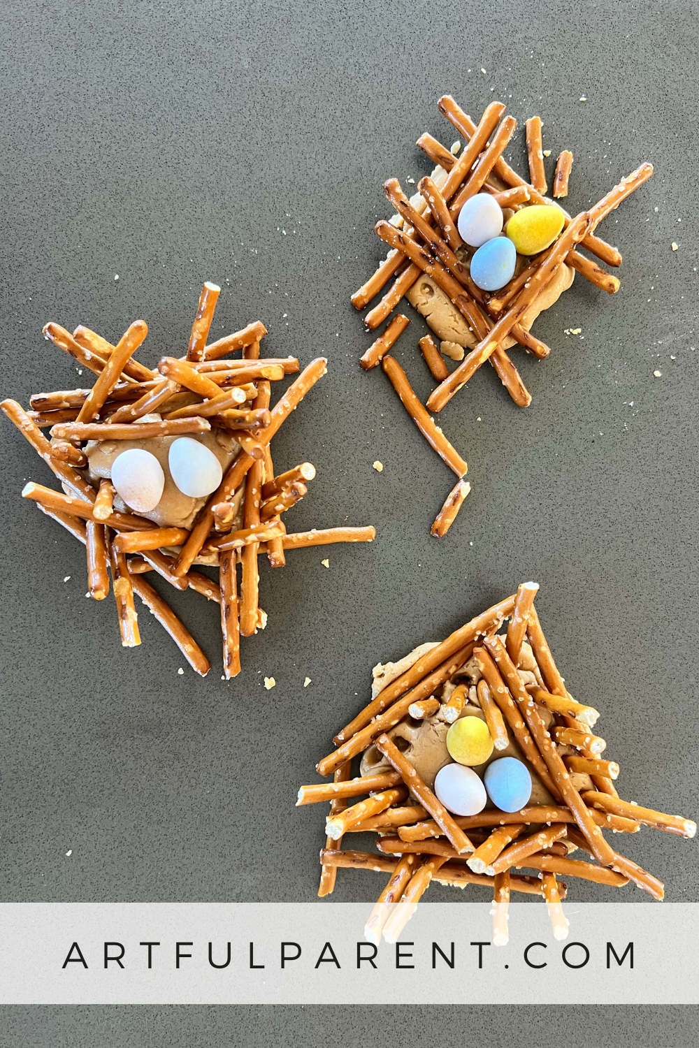 How to Make a Pretzel Nest Easter Snack for Kids