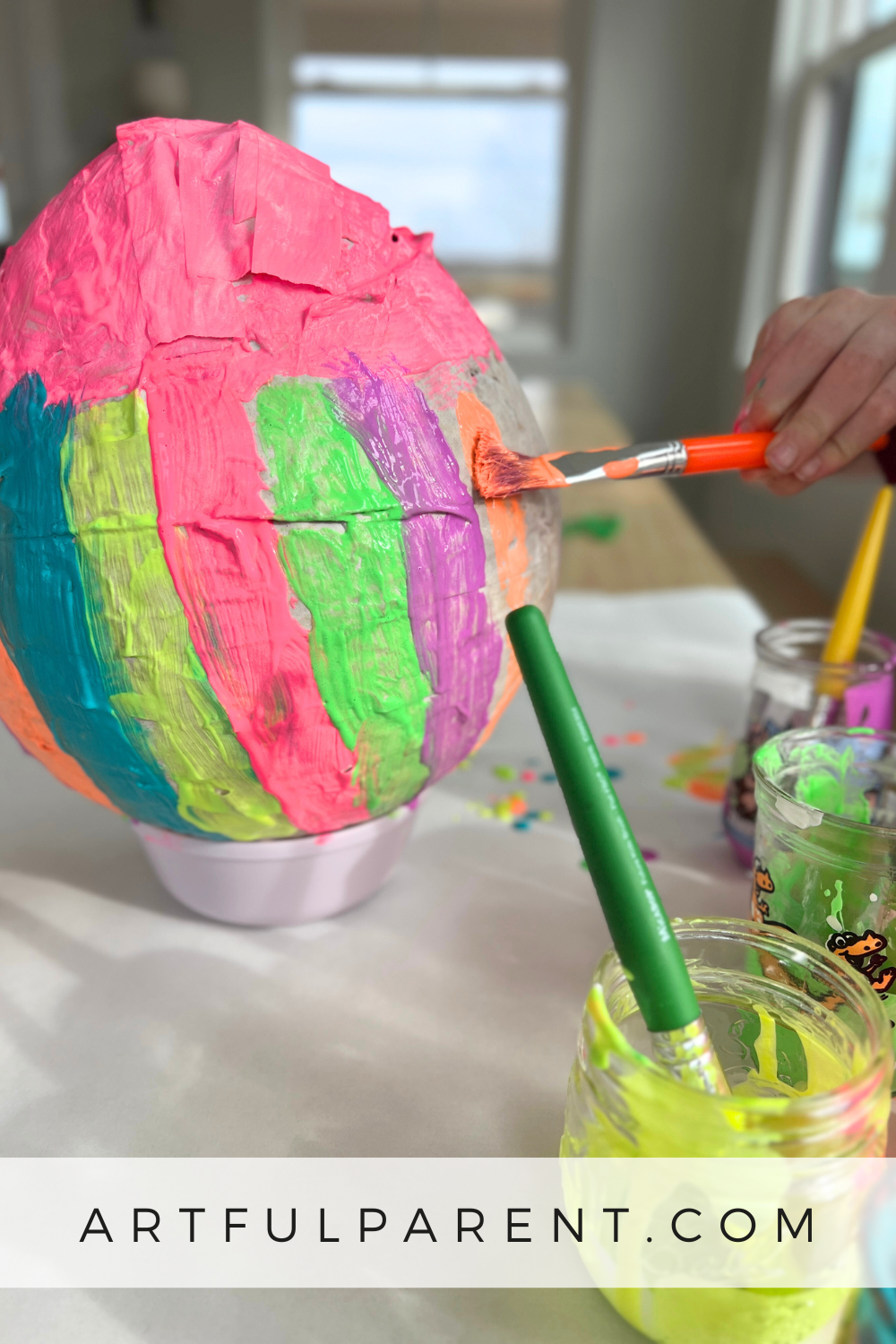 How to Make Paper Mâché Easter Eggs
