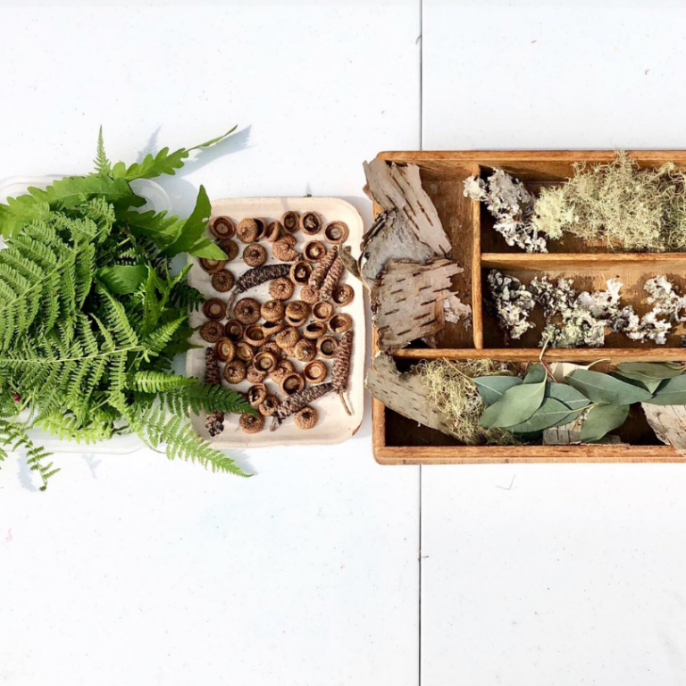 nature collage materials