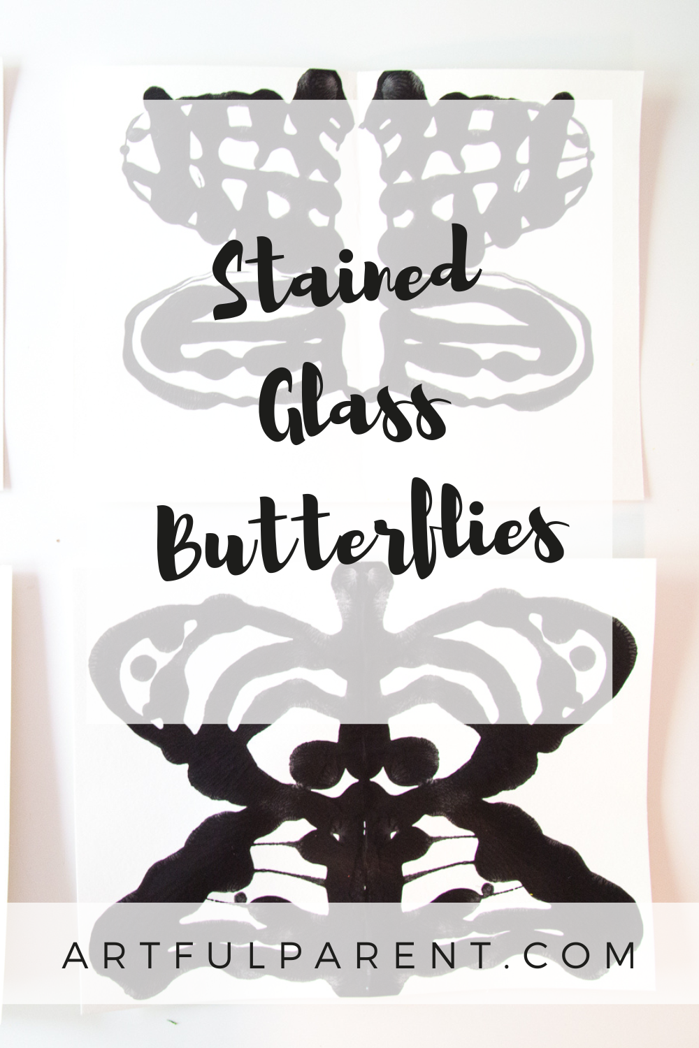 How to Paint Stained Glass Butterflies