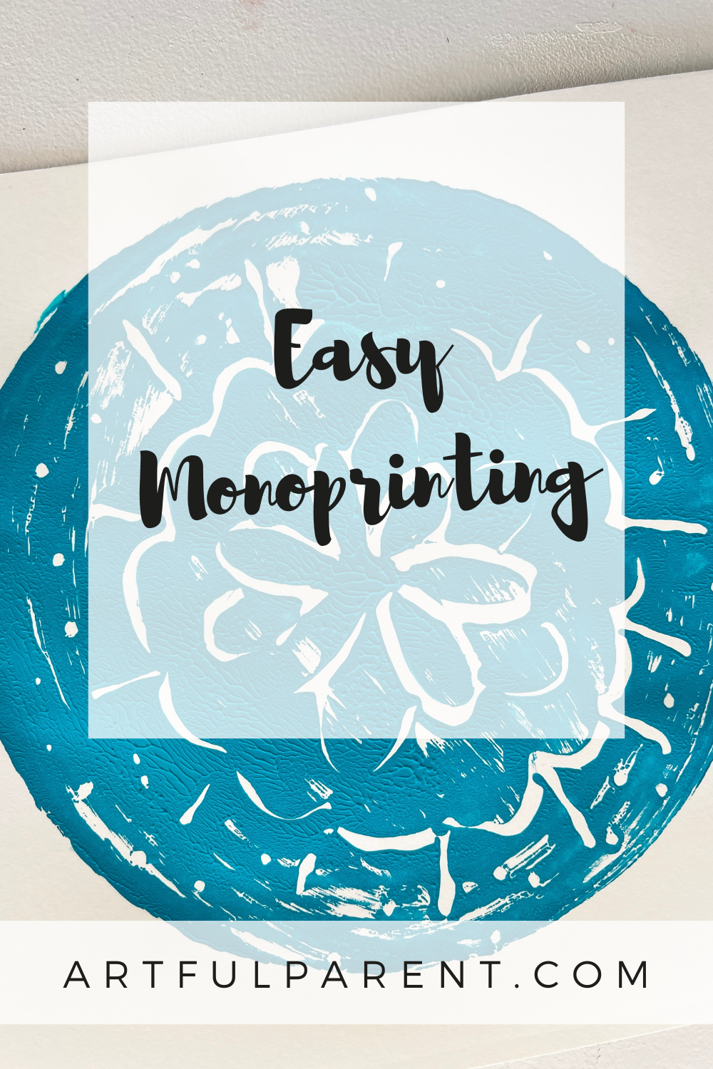 How to do Monoprinting with Kids