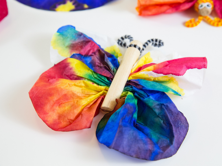 coffee filter butterfly