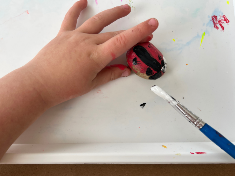 painting a story stone