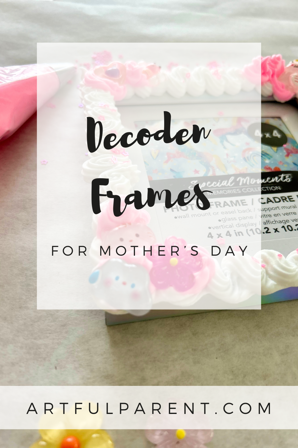 How to Make a Decoden Frame for Mother\'s Day