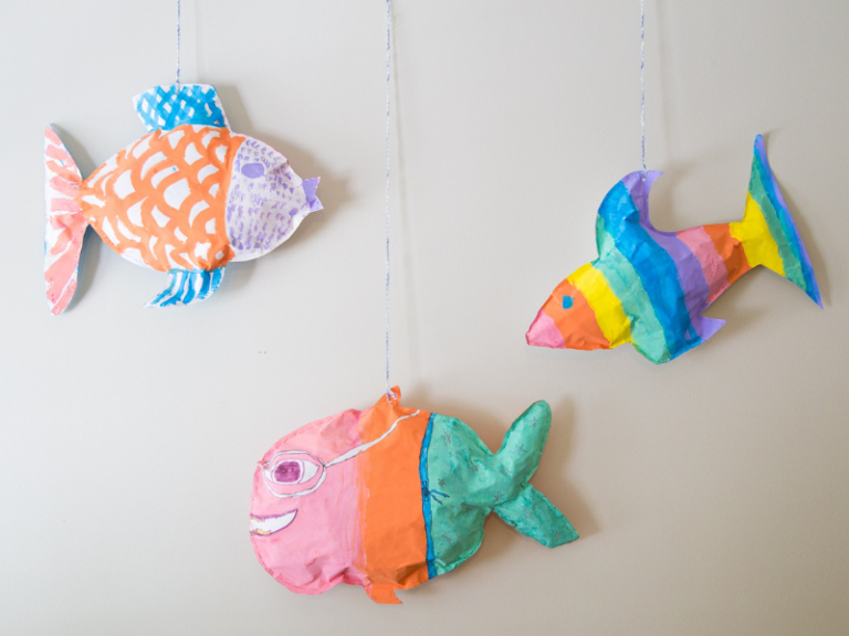 stuffed paper fish featured