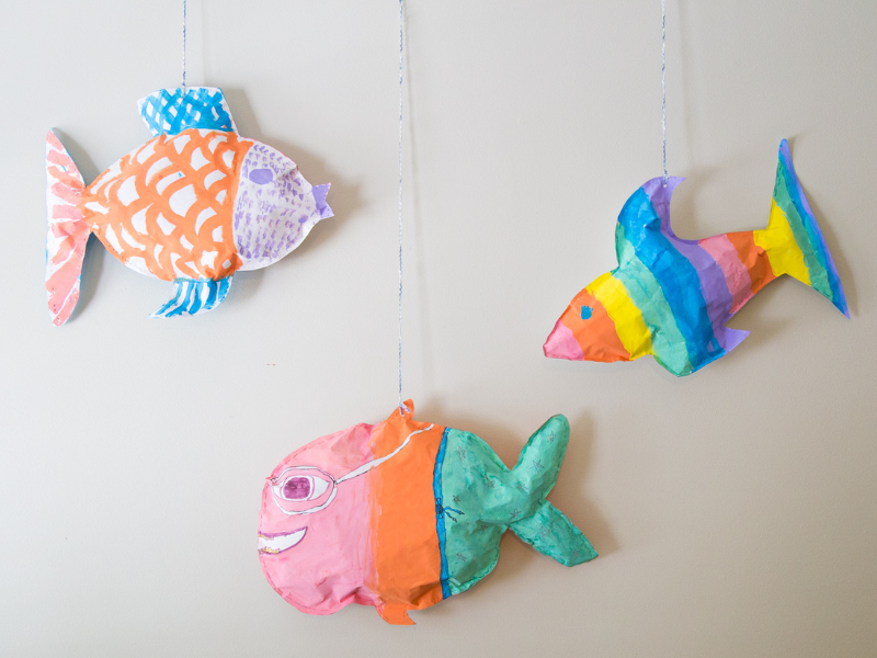stuffed paper fish featured