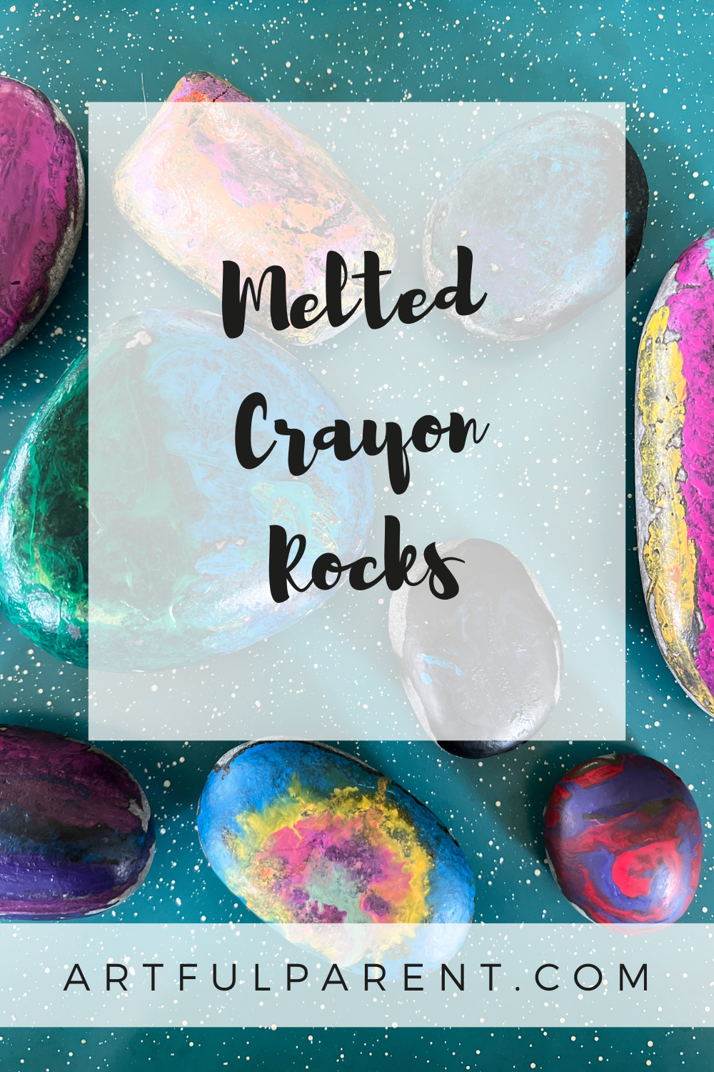 How to Make Melted Crayon Rocks