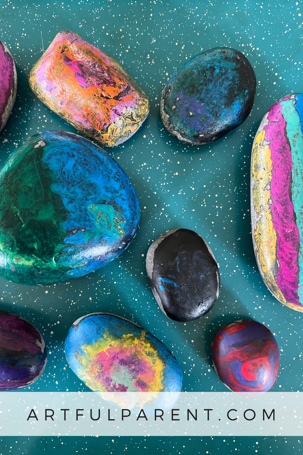 How to Make Melted Crayon Rocks