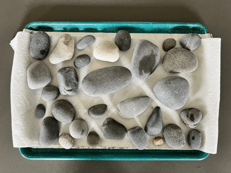 drying rocks