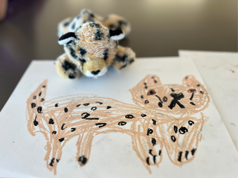 stuffed animal art for kids