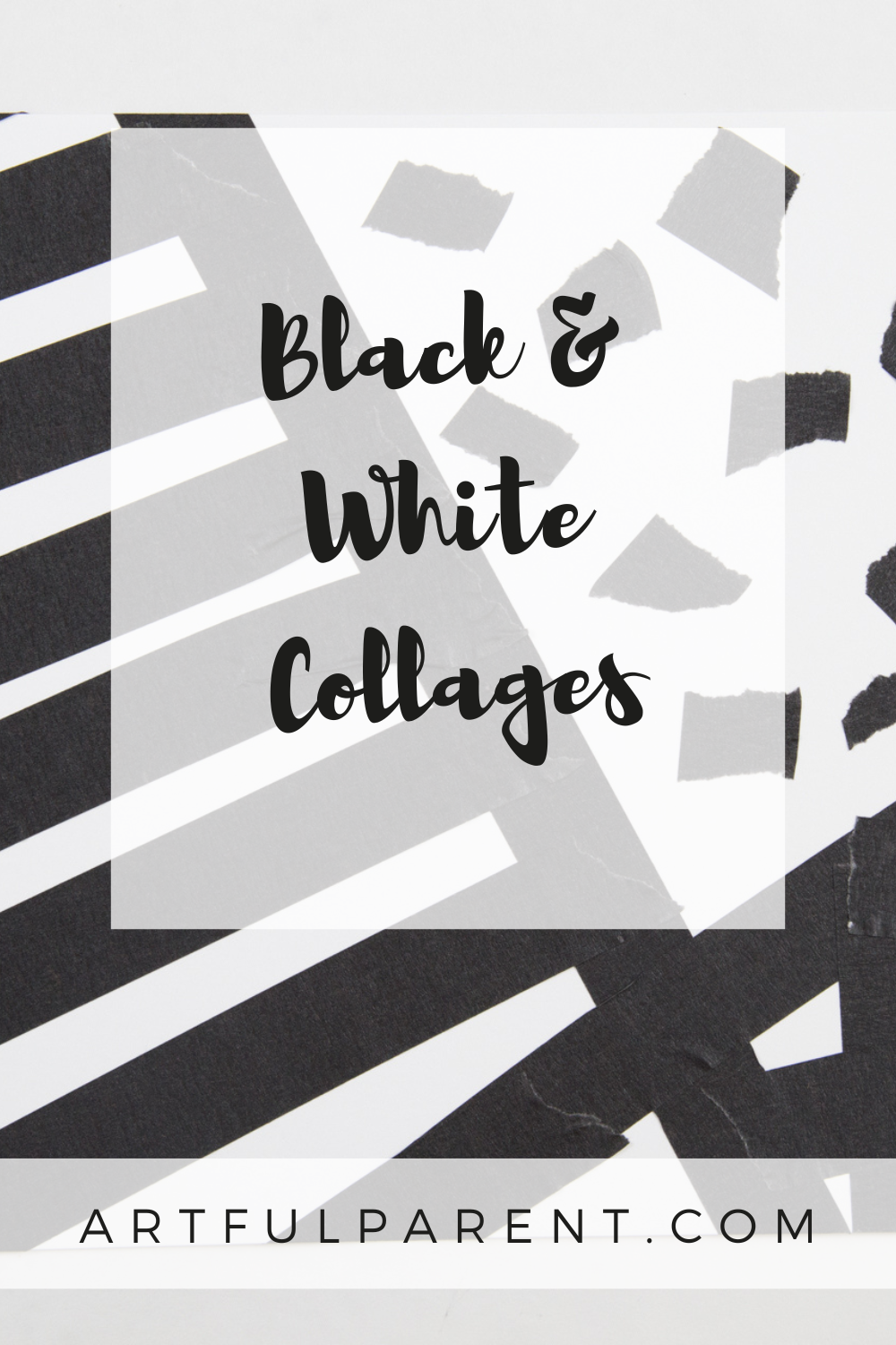 How to Make a Black and White Collage for Kids