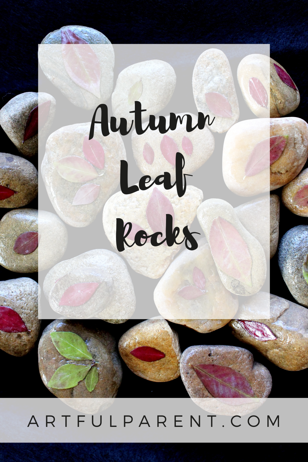 Autumn Leaf Craft Idea: How to Make Leaf Rocks