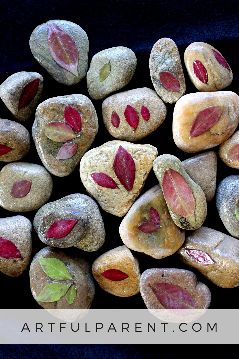Autumn Leaf Craft Idea: How to Make Leaf Rocks