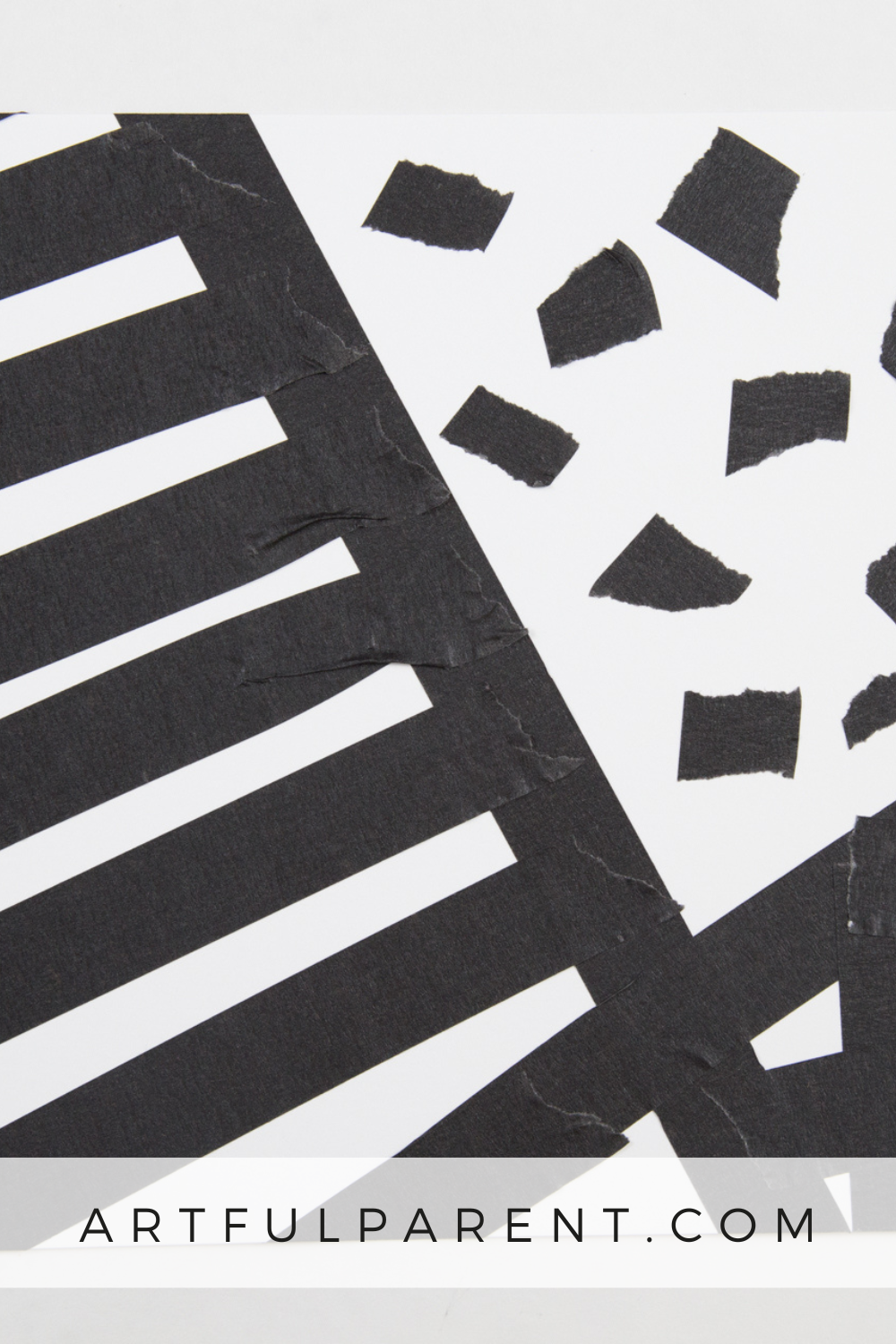 How to Make a Black and White Collage for Kids