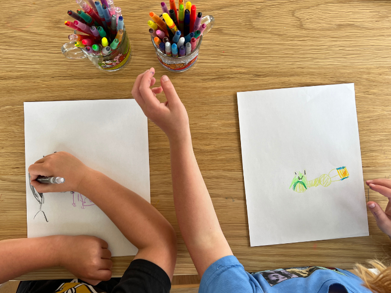 back and forth drawing