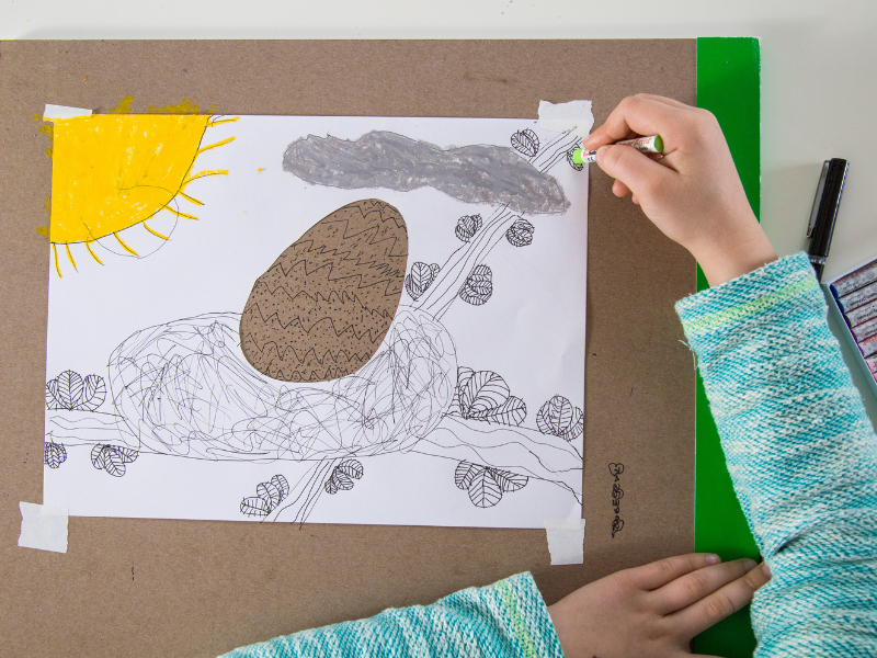 hole in paper prompt