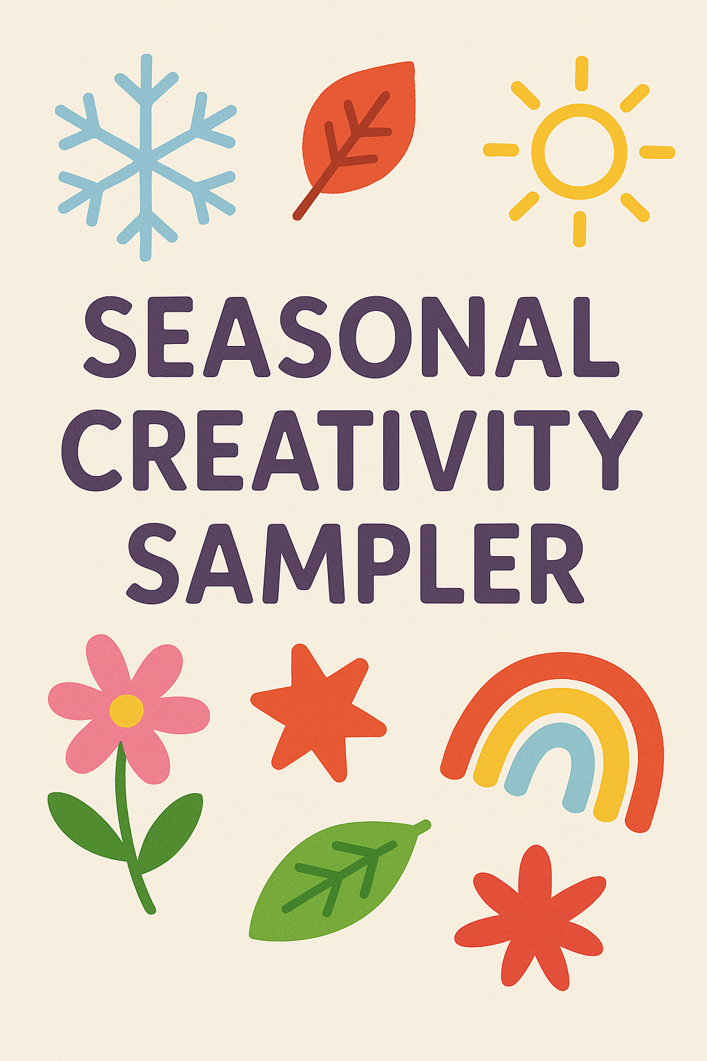 Seasonal creativity sampler cover